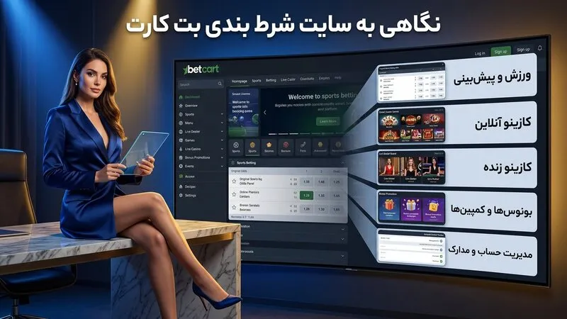 نگاهی کوتاه به سایت شرط بندی بت کارت