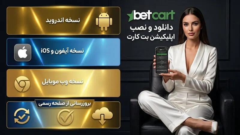 دانلود و نصب اپلیکیشن بت کارت